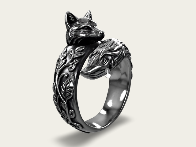 Fox And Fern Ring model preview