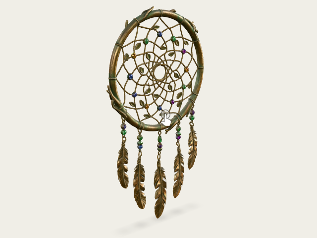 Gemstone Dreamcatcher model preview
