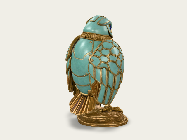 Gilded Clockwork Owl model preview