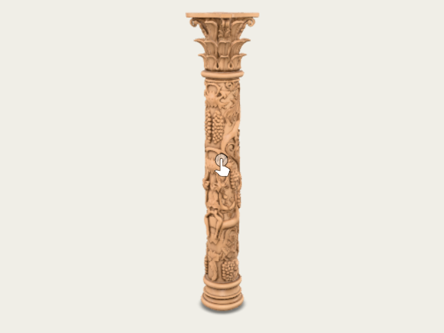 Grapevine Carved Column preview