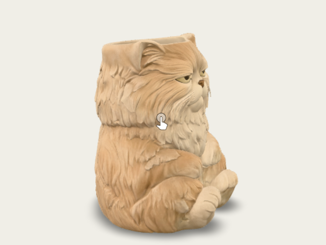 Grumpy Cat model preview