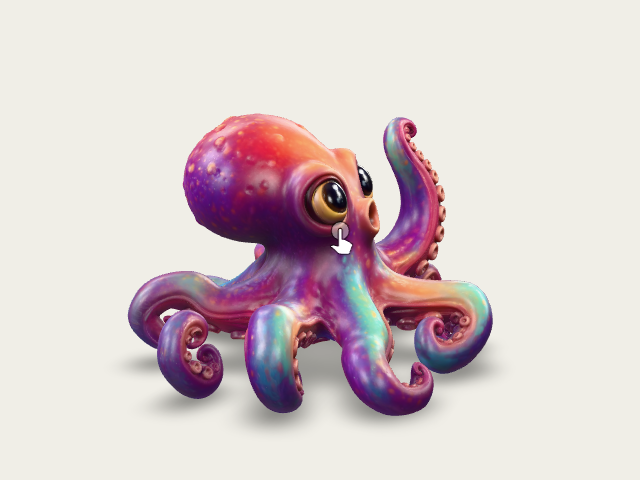 Octopus model preview