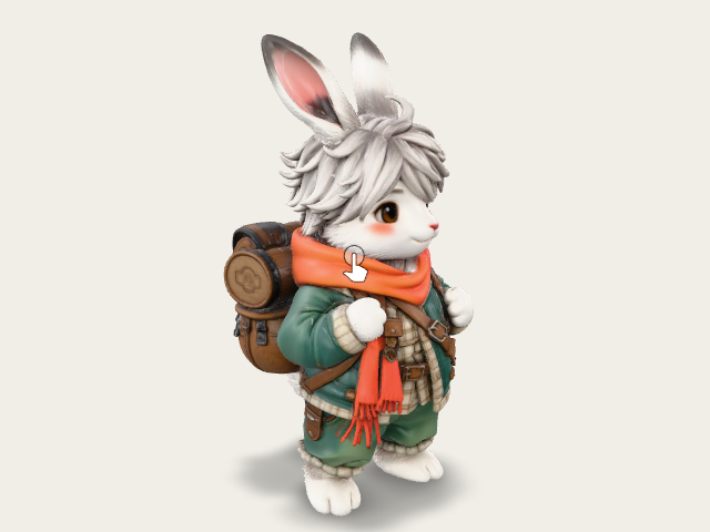 Rabbit Retainer model preview