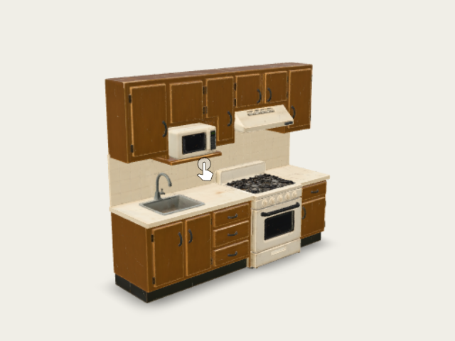 Retro Kitchen model preview