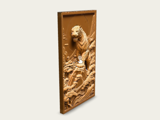 Tiger On The Summit model preview