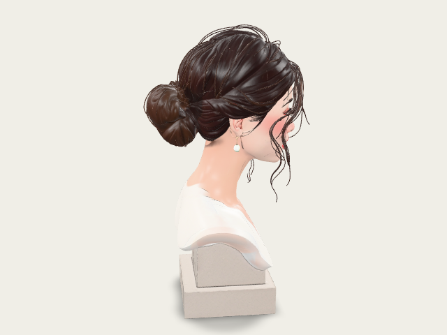 Portrait Of A Woman In White Dress preview
