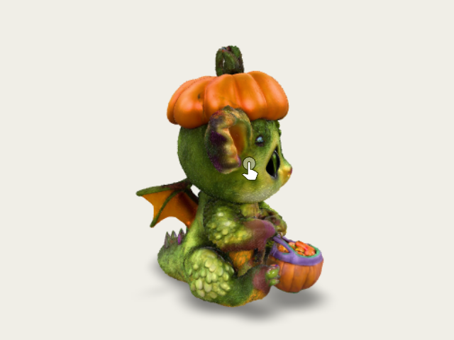 Pumpkin Dragon Hatchling Halloween2025 preview