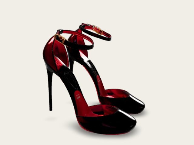 Red Soles Black Patent Heels preview