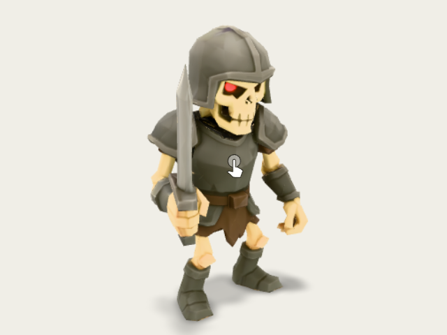 Skeleton Warrior With Armor preview
