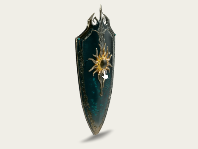 Sunburst Shield model preview
