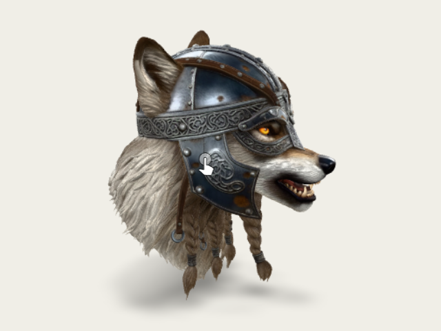 The Iron Wolf Helm preview