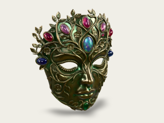 Verdant Crown Mask preview