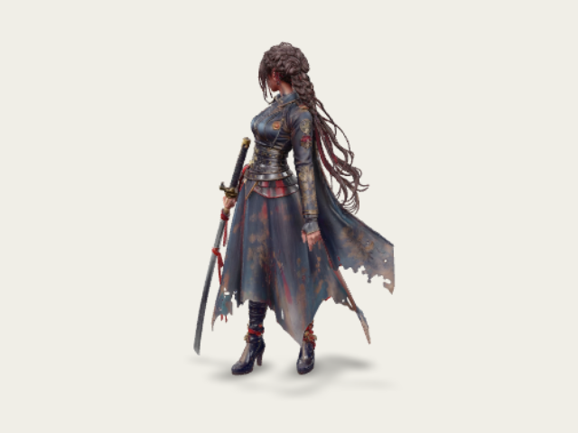 Fantasy Warrior model preview