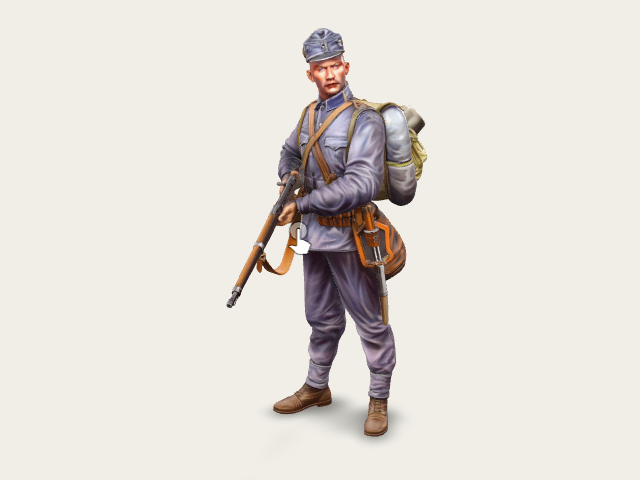 French Infantryman 19Th Century model preview