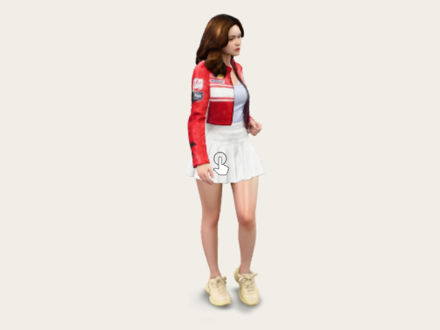 Girl model preview