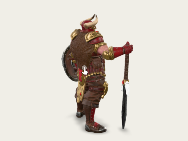 Horned War Knight model preview