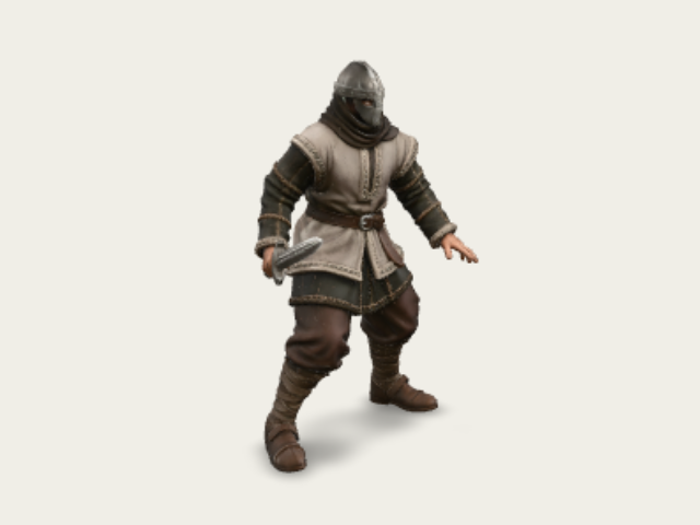 Ironbound Warrior model preview
