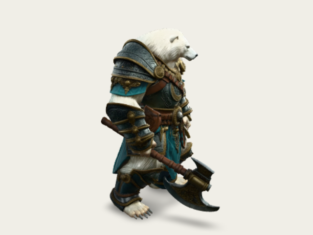 Ironclad Ursine Warrior model preview