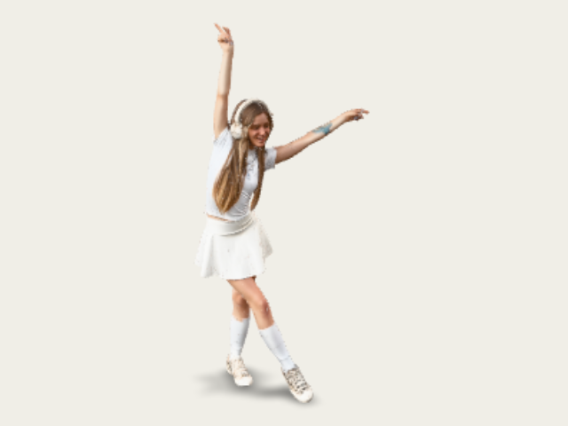 Joyful Dancer In White model preview