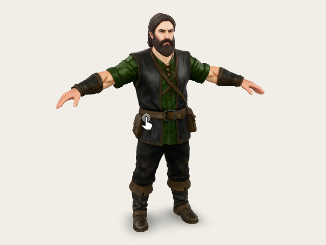 Medieval Adventurer model preview