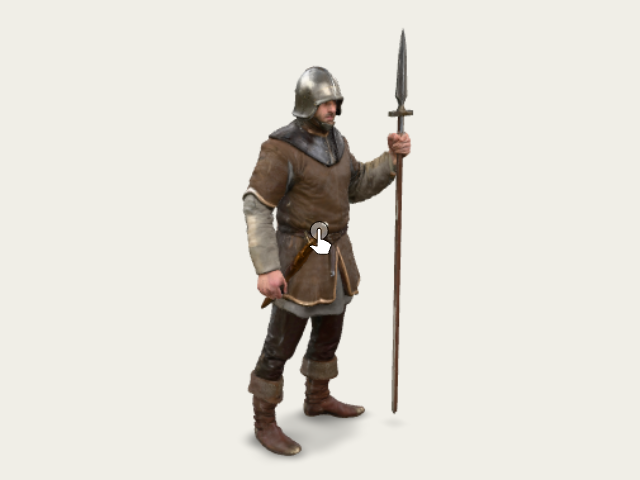 Medieval Guard model preview