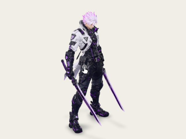 Neon Ronin model preview