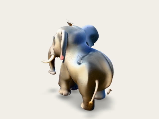 Cute elephant preview
