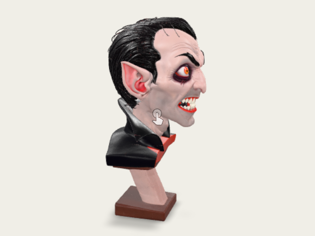 Dracula bust preview