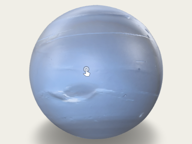 Blue Planet In Space model preview