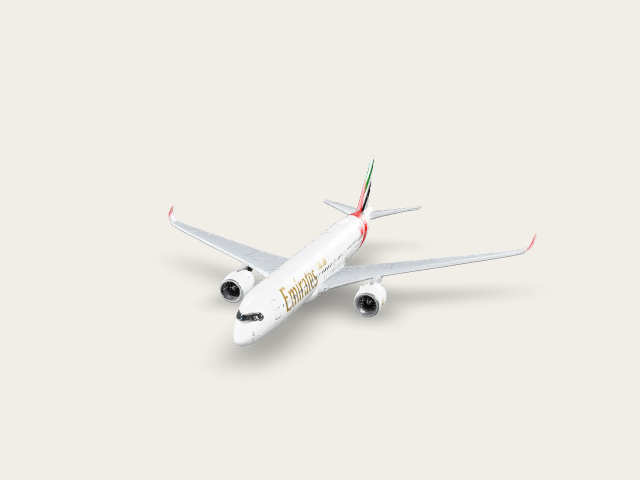 Emirates A350 model preview