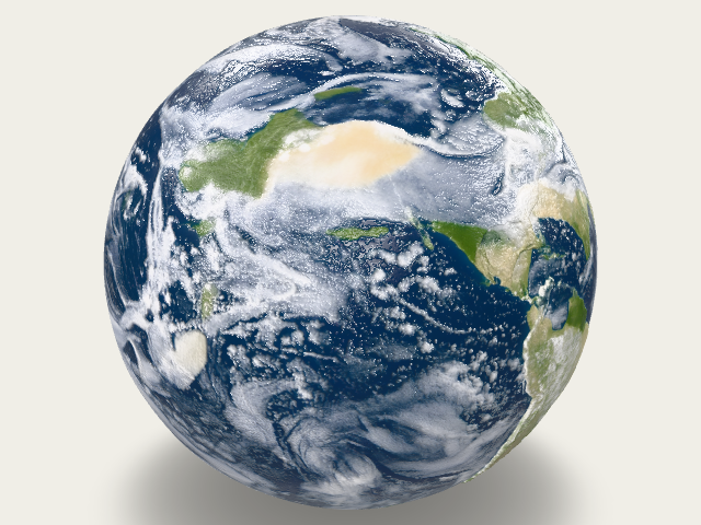Planet Earth 3D Sphere preview