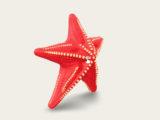 A Threedimensional Model Of A Starfish Designed To preview