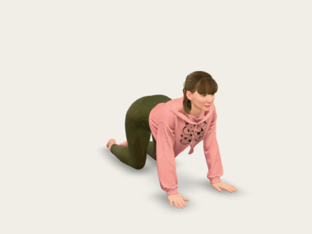 Cow Pose model preview