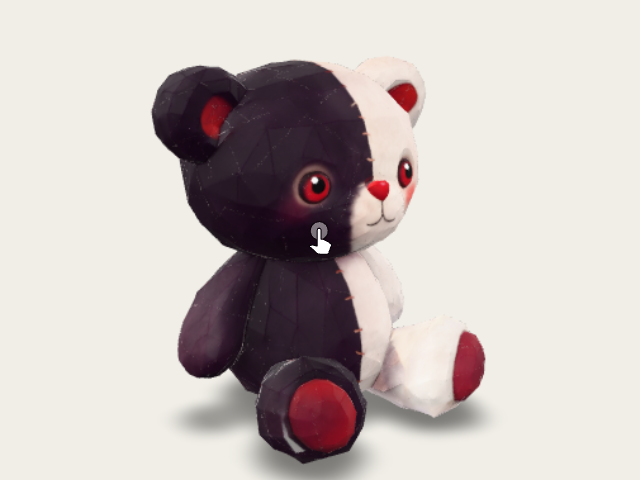 Halfandhalf Bear model preview