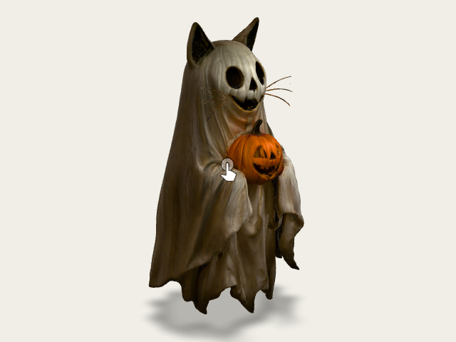 Halloween Cat Spirit Halloween2025 model preview