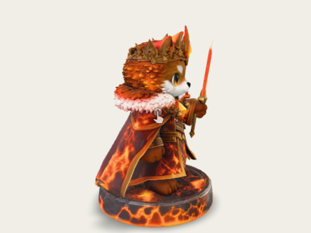 Inferno Monarch Fox Christmas2025 King model preview