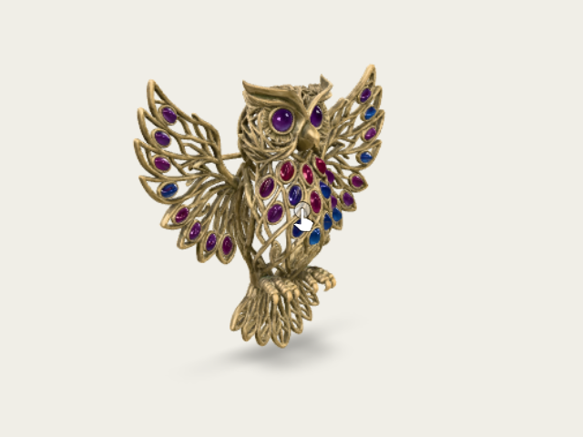 Jewelwing Owl model preview