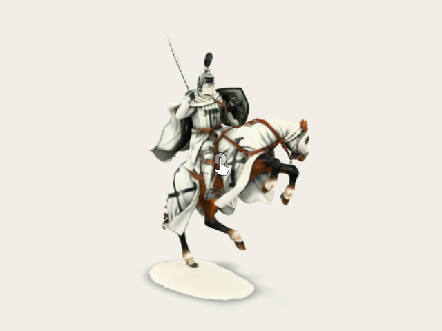 Knight On A Red Horse model preview