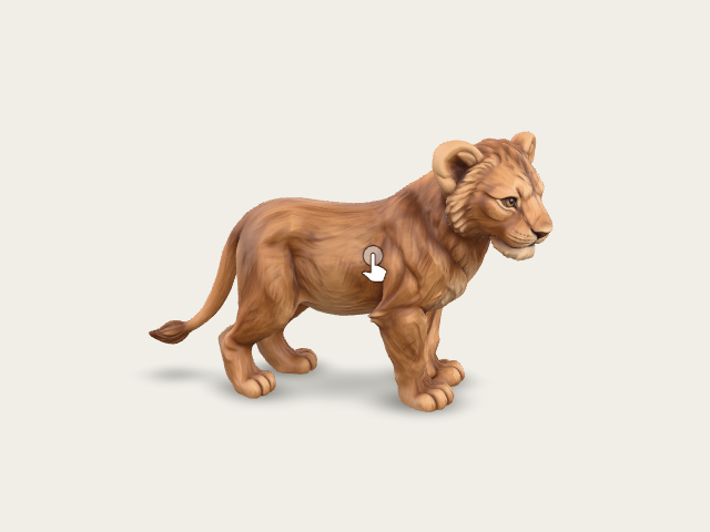 Lion Cub model preview