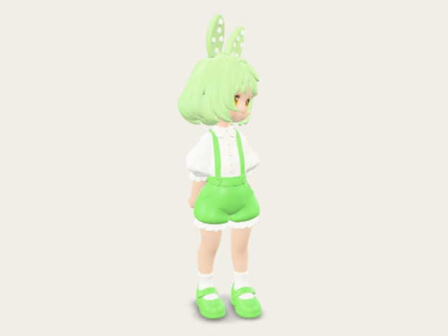 Mint Bunny Girl model preview