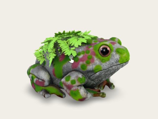 Moss Frog model preview