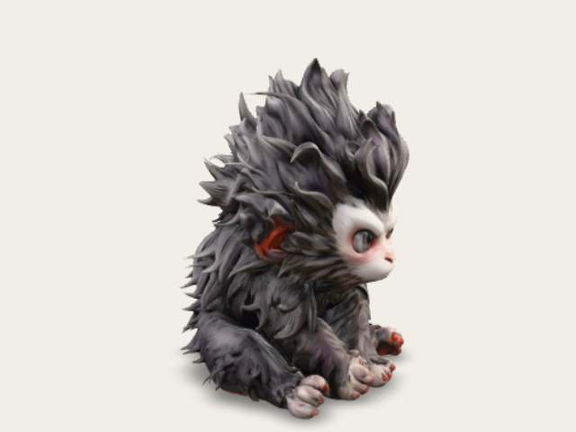 Bronze Dawn Cat Knight model preview