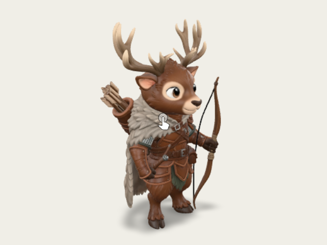 Bucky Swiftarrow Deer Ranger Cute Chibi preview