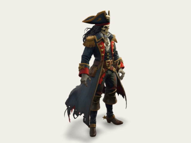 Captain Skullbeard model preview