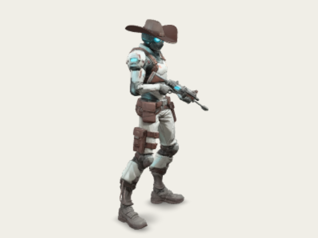Cyber Cowboy model preview