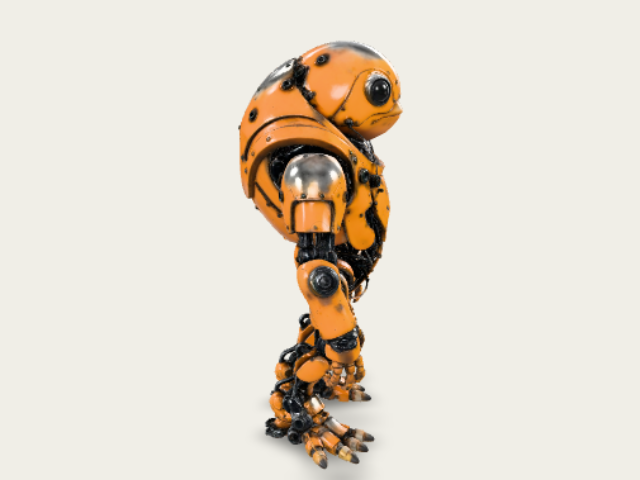Cyber Frog Guard model preview