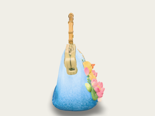 Duckling Among Water Lilies model preview